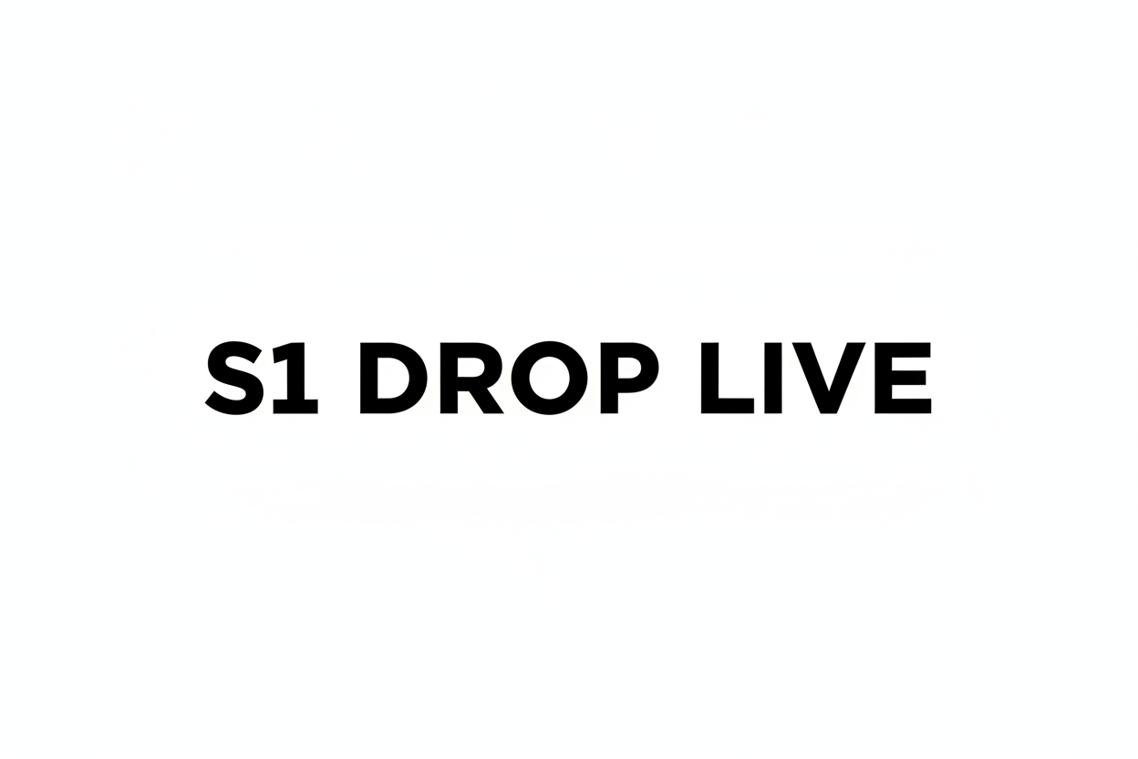 S1 Drop Live Text Banner
